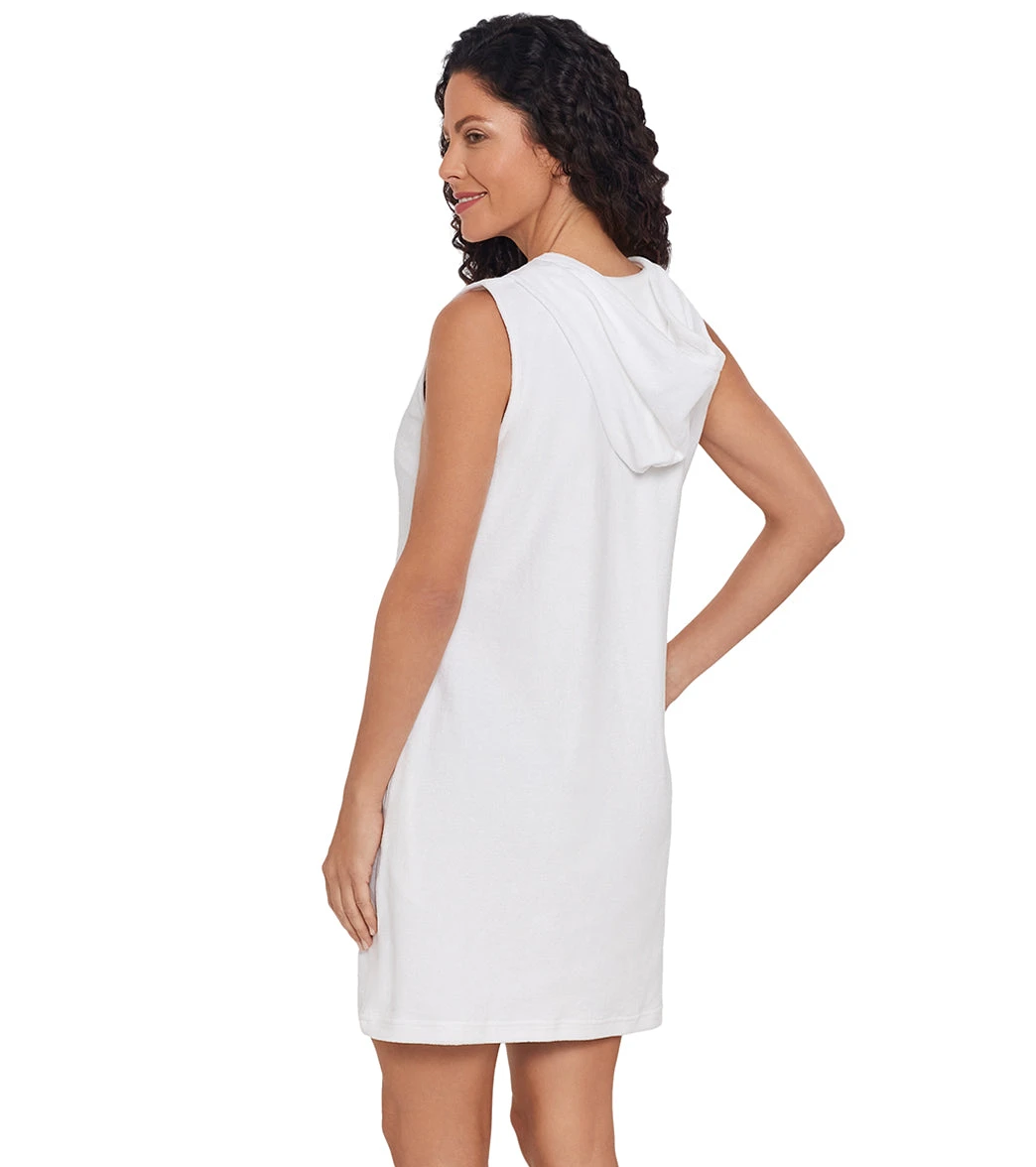 Shape Solver SPORT Women's Hooded Zipper Front Terry Cover Up - Image 2