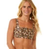 Rip Curl Women's Sea Of Dreams Crop Bikini Top (D-DD Cup)