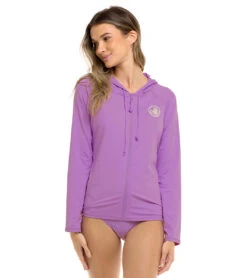 Body Glove Women's Smoothies Mandie Hoodie Rash Guard