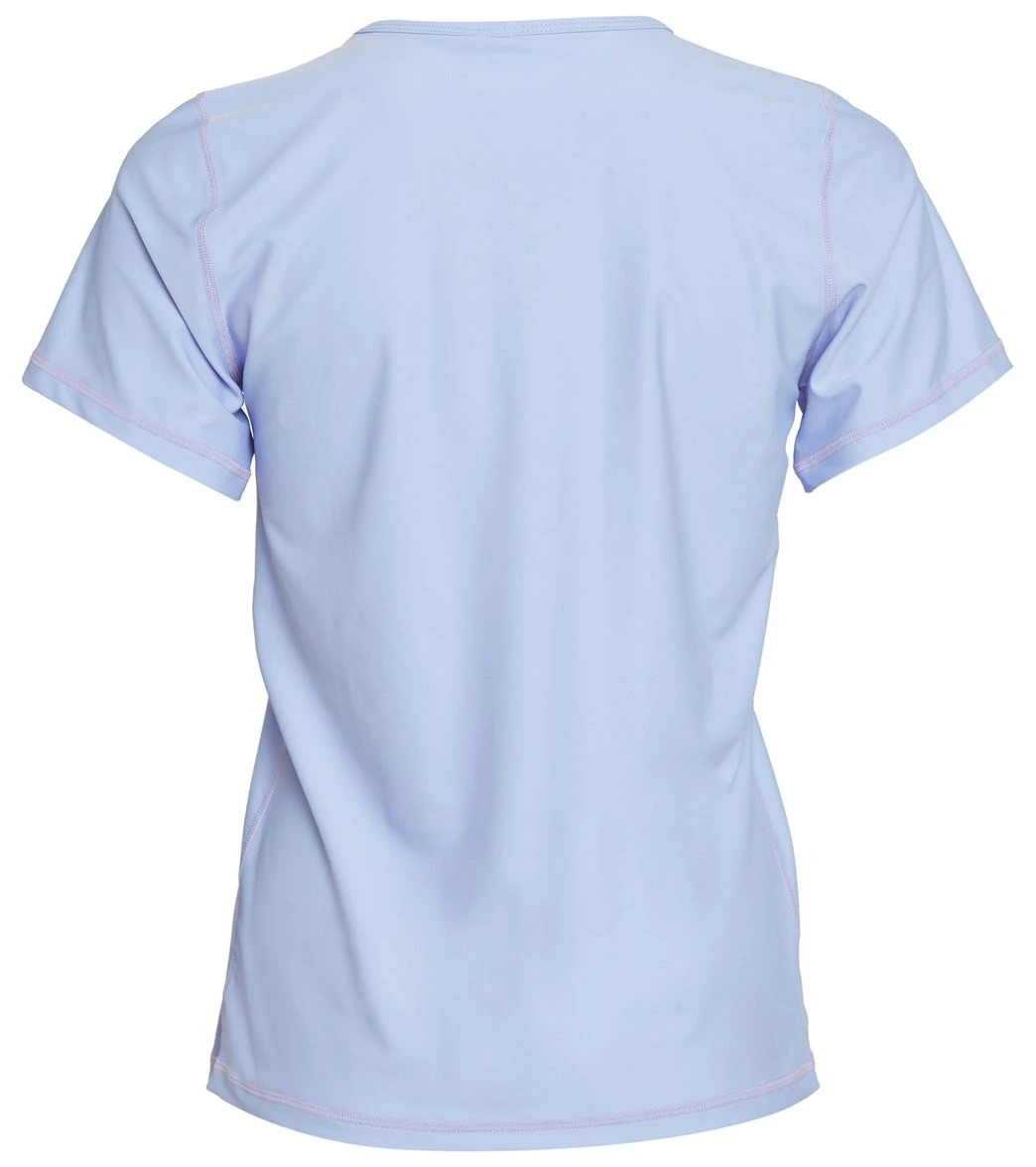 Level Six Women's Coastal Short Sleeve Loose Fitting Surf Tee - Image 8