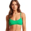 Seafolly Women's Sea Dive Bralette Bikini Top