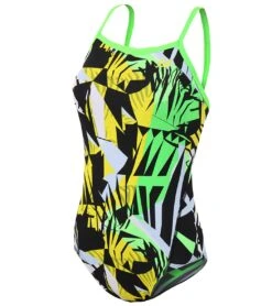 Zone3 Girls High Jazz 2.0 Strap Back Swimsuit