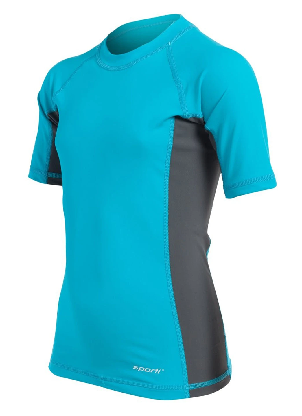 Sporti Youth Unisex S/S UPF 50+ Sport Fit Rash Guard - Image 7