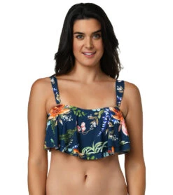 Jantzen Women's Floral Enchantment Paloma Bikini Top