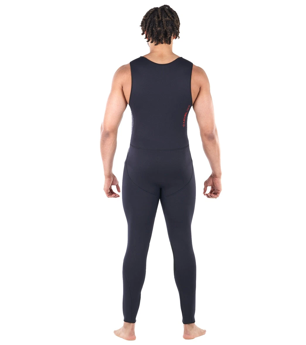 Level Six Men's Farmer John Front Zip Long John Neoprene Wetsuit - Image 3