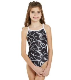 Sporti X Emma Weyant Saint-Tropez Pearl Thin Strap One Piece Swimsuit Youth (22-28)