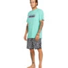 Volcom Men's 19" Lido Print Scallop Mod Board Shorts