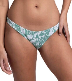 JOLYN Women's Kelia Floriana Smocked French Cut Bikini Bottom