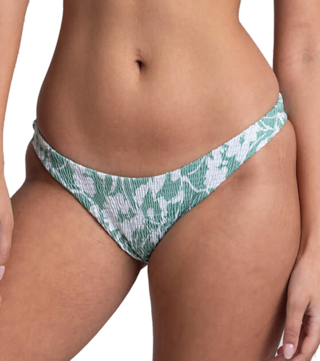 JOLYN Women's Kelia Floriana Smocked French Cut Bikini Bottom - Image 2