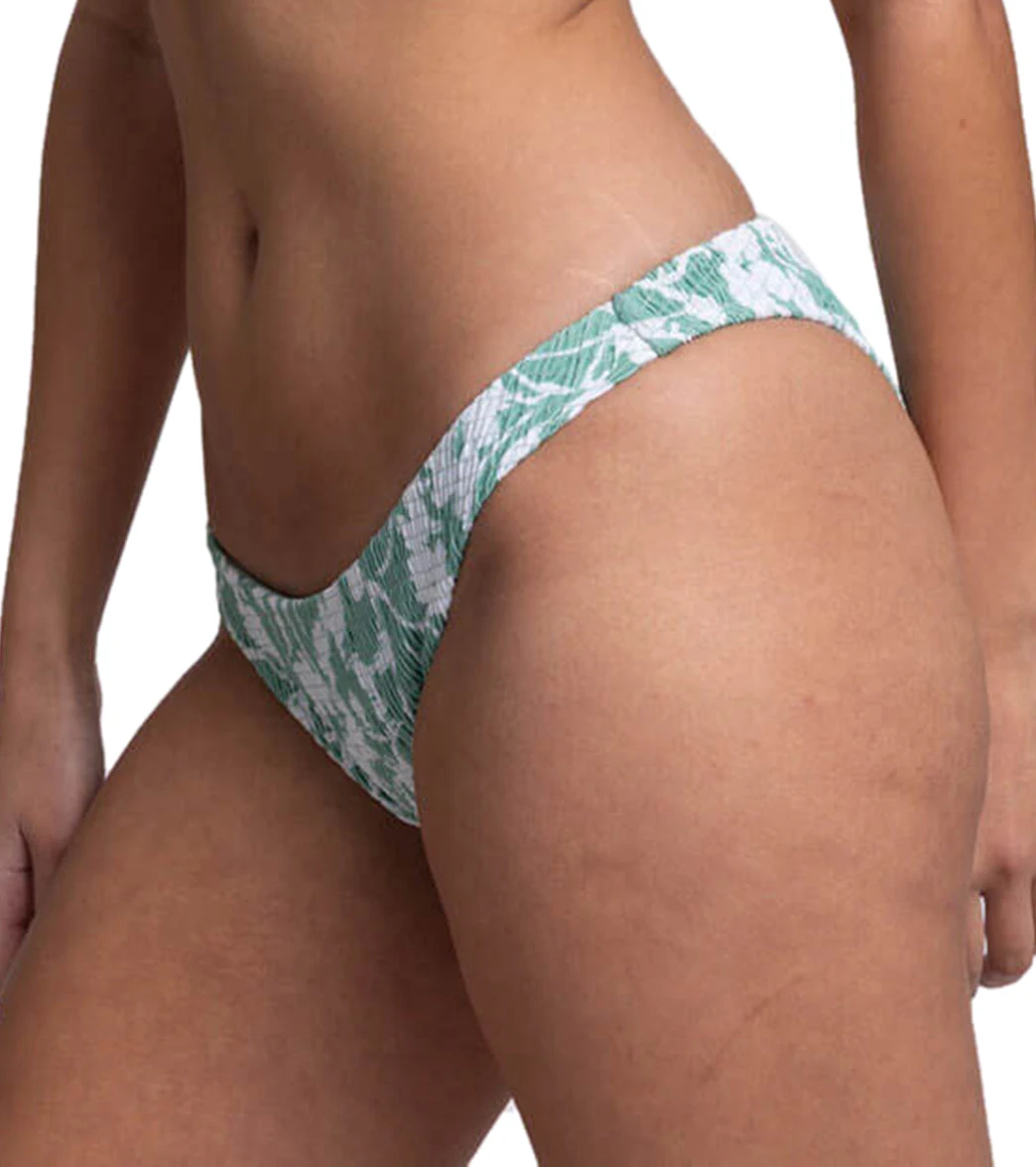 JOLYN Women's Kelia Floriana Smocked French Cut Bikini Bottom - Image 4