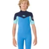 Rip Curl Youth 2mm Dawn Patrol Short Sleeve Springsuit Wetsuit (Big Kid)