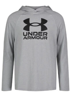 Under Armour Boys' UA Hooded Long Sleeve UPF Shirt (Little Kid)