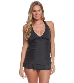 Prego Swimwear Maternity Ruffle Tankini Set