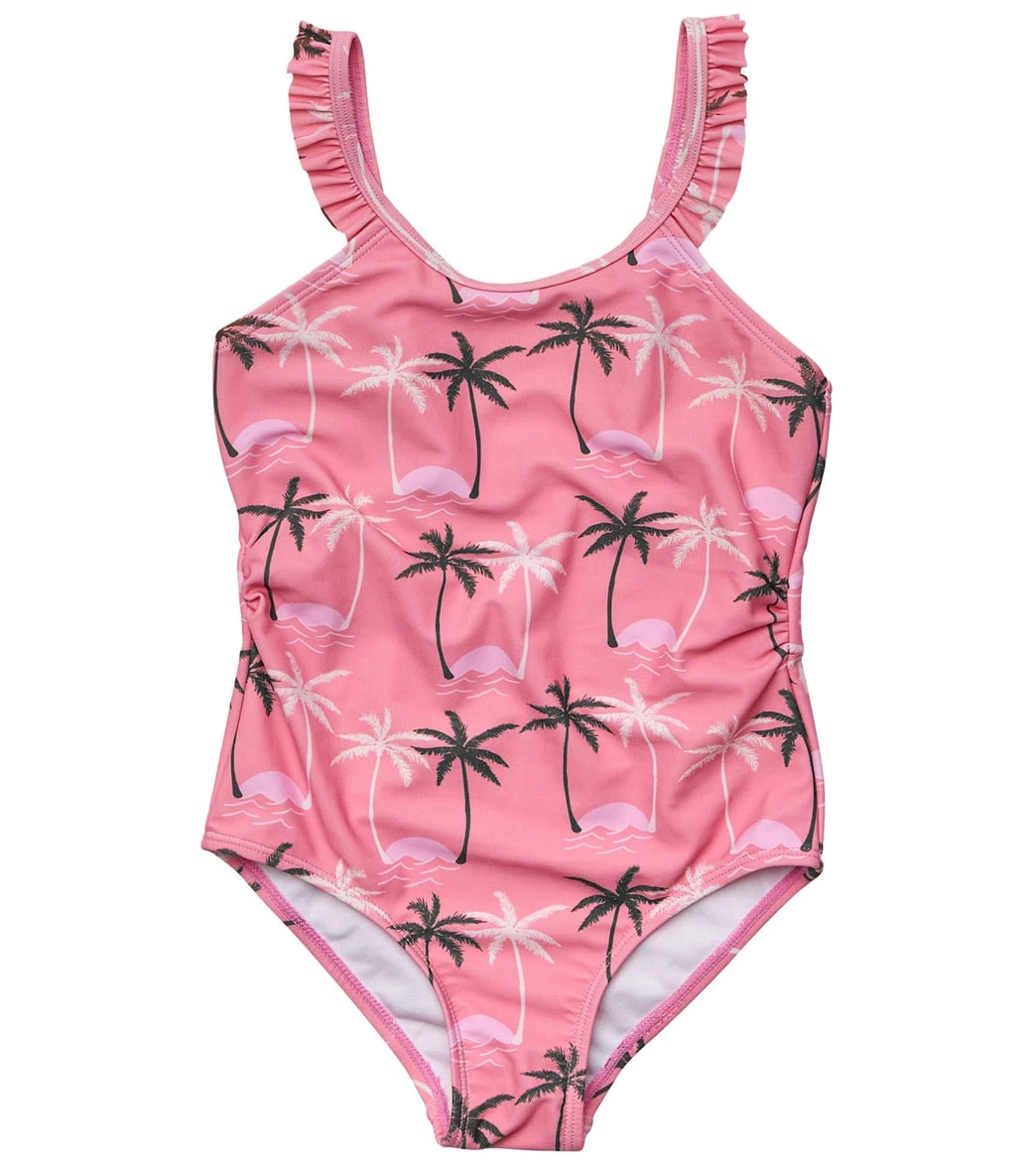Snapper Rock Girls' Palm Paradise Frill Strap One Piece Swimsuit (Toddler, Little Kid, Big Kid) - Image 8