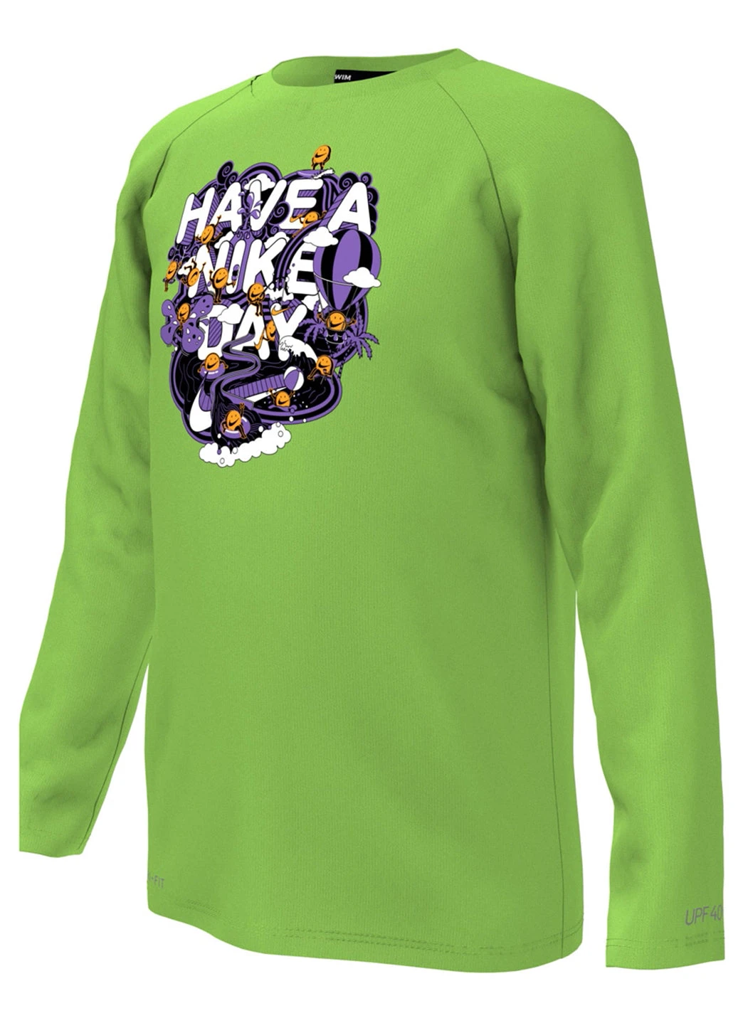Nike Boys' Have A Nike Day Hydro Long Sleeve Rashguard (Little Kid) - Image 7