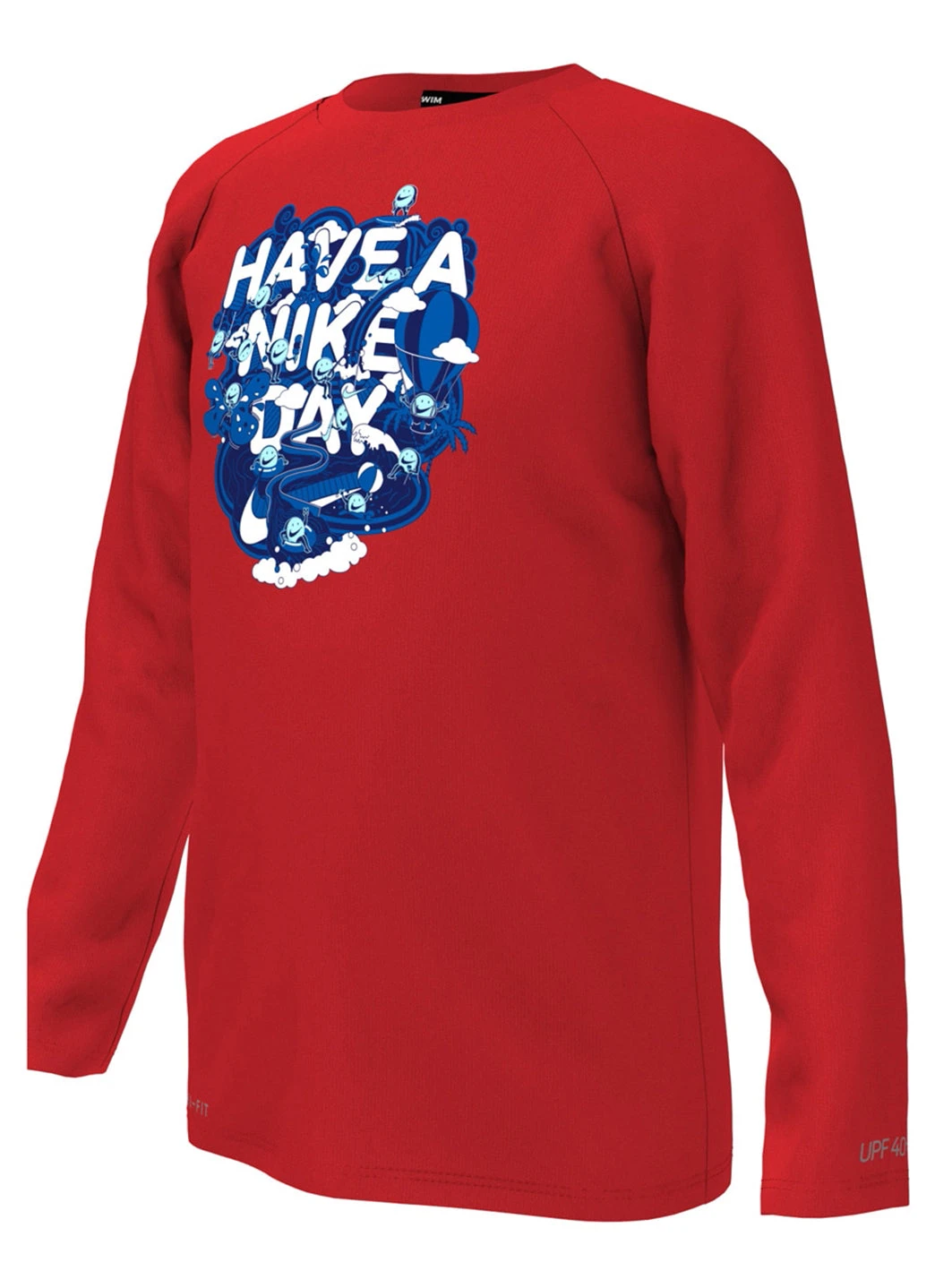 Nike Boys' Have A Nike Day Hydro Long Sleeve Rashguard (Little Kid) - Image 12