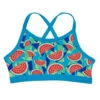 TYR Girls' Tutti Fruitti Trinity Bikini Top (Big Kid)