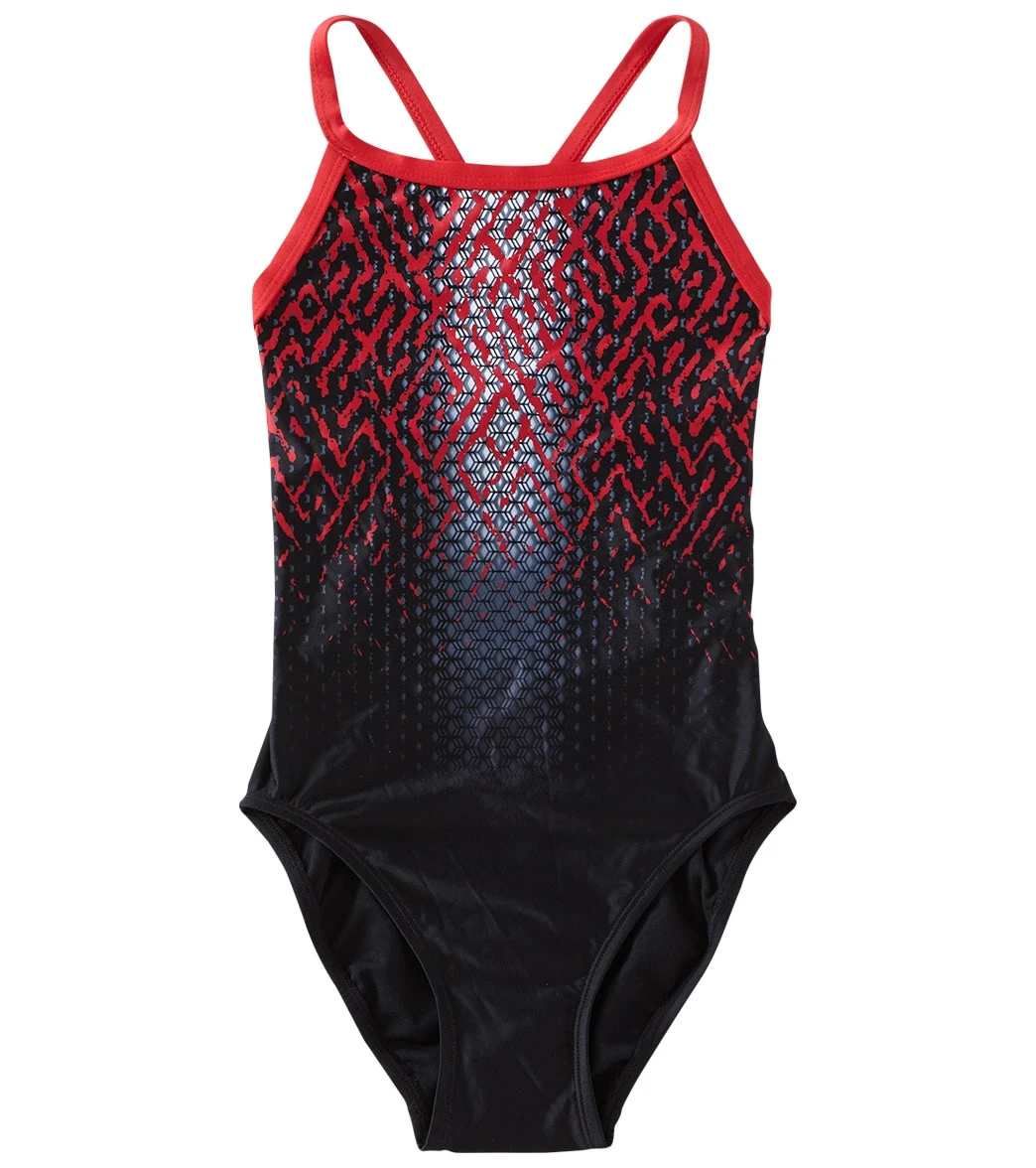 TYR Girls' Odyssey Diamondfit One Piece Swimsuit - Image 9