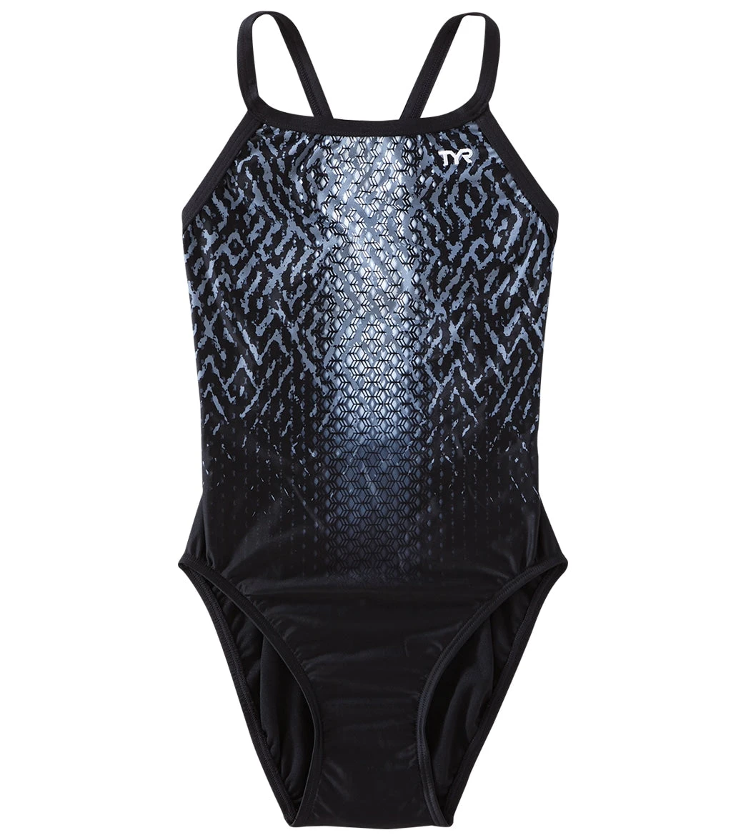 TYR Girls' Odyssey Diamondfit One Piece Swimsuit