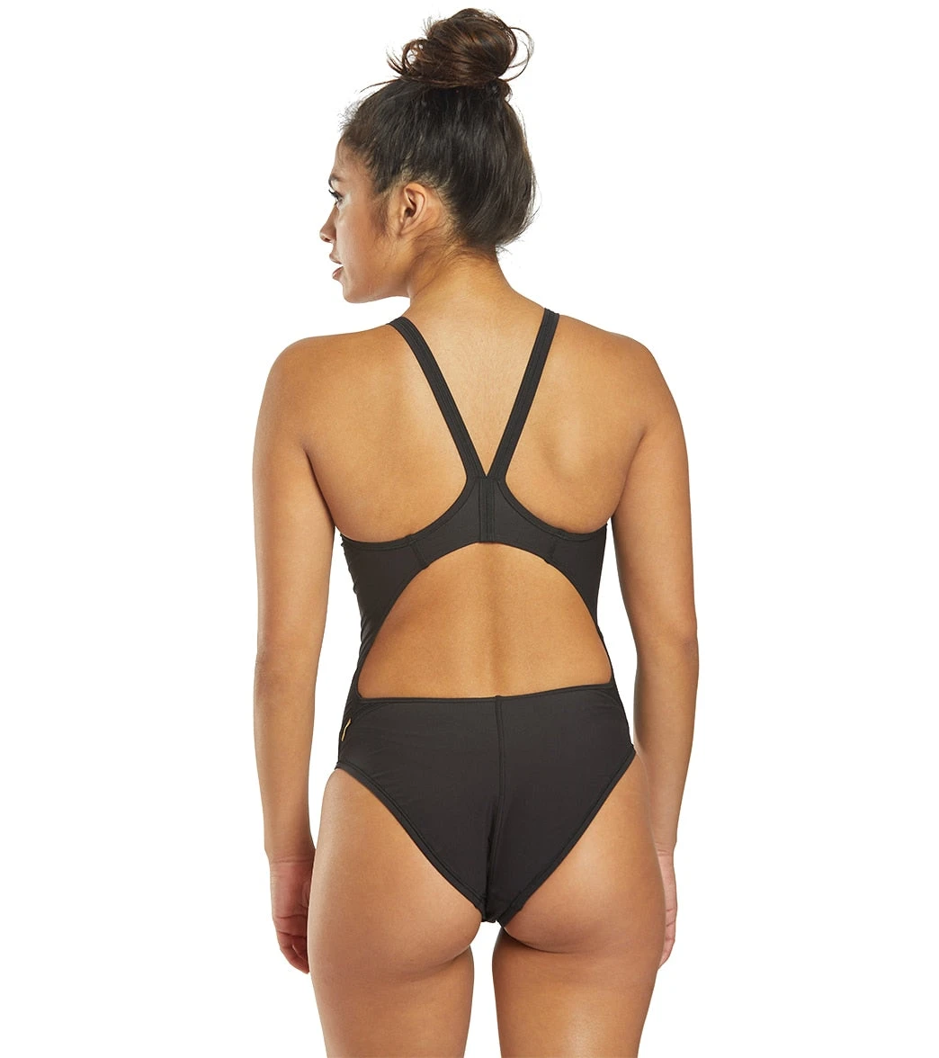 Mizuno Women's Exer Solid Thick Strap One Piece Swimsuit - Image 11