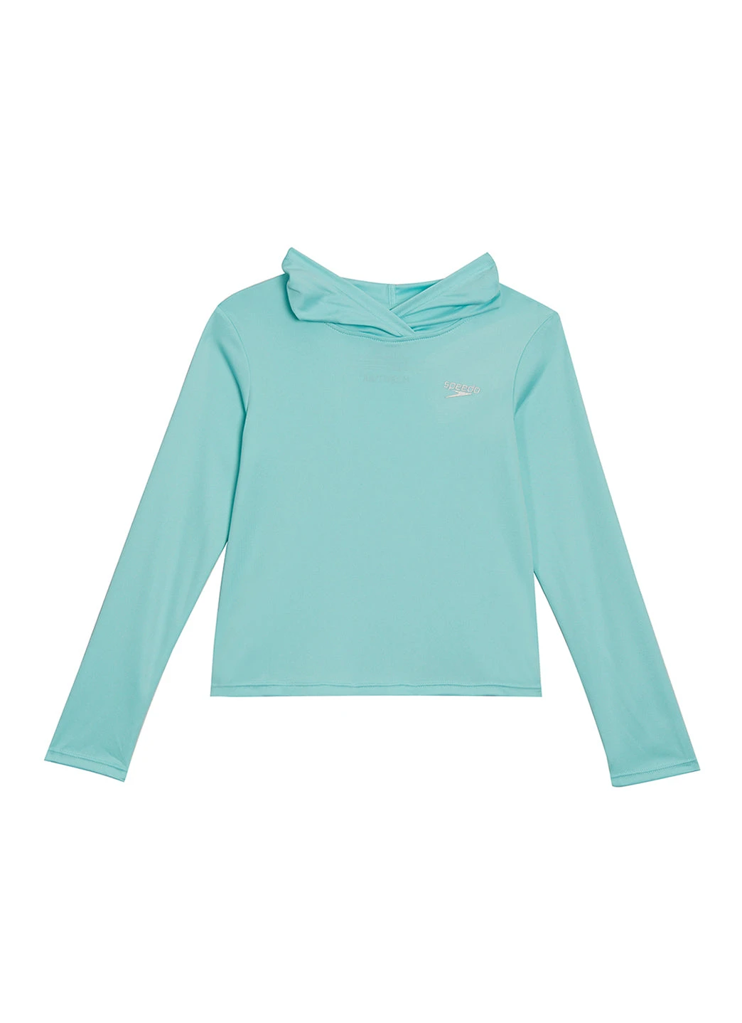 Speedo Girls' Long Sleeve Hooded Swim Tee (Big Kid) - Image 9