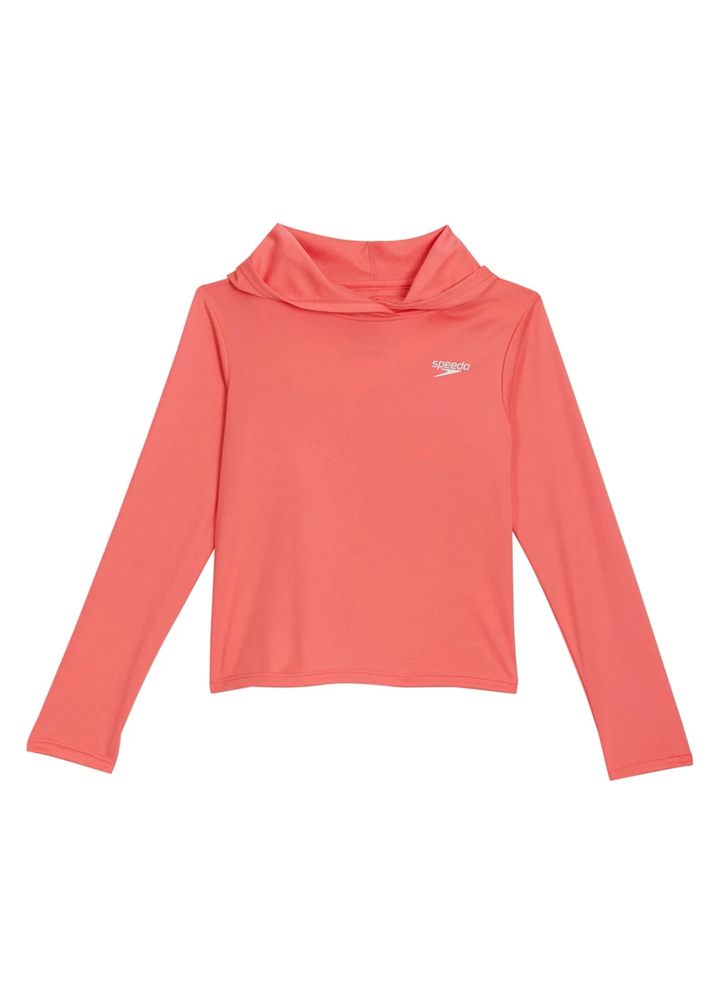 Speedo Girls' Long Sleeve Hooded Swim Tee (Big Kid) - Image 5