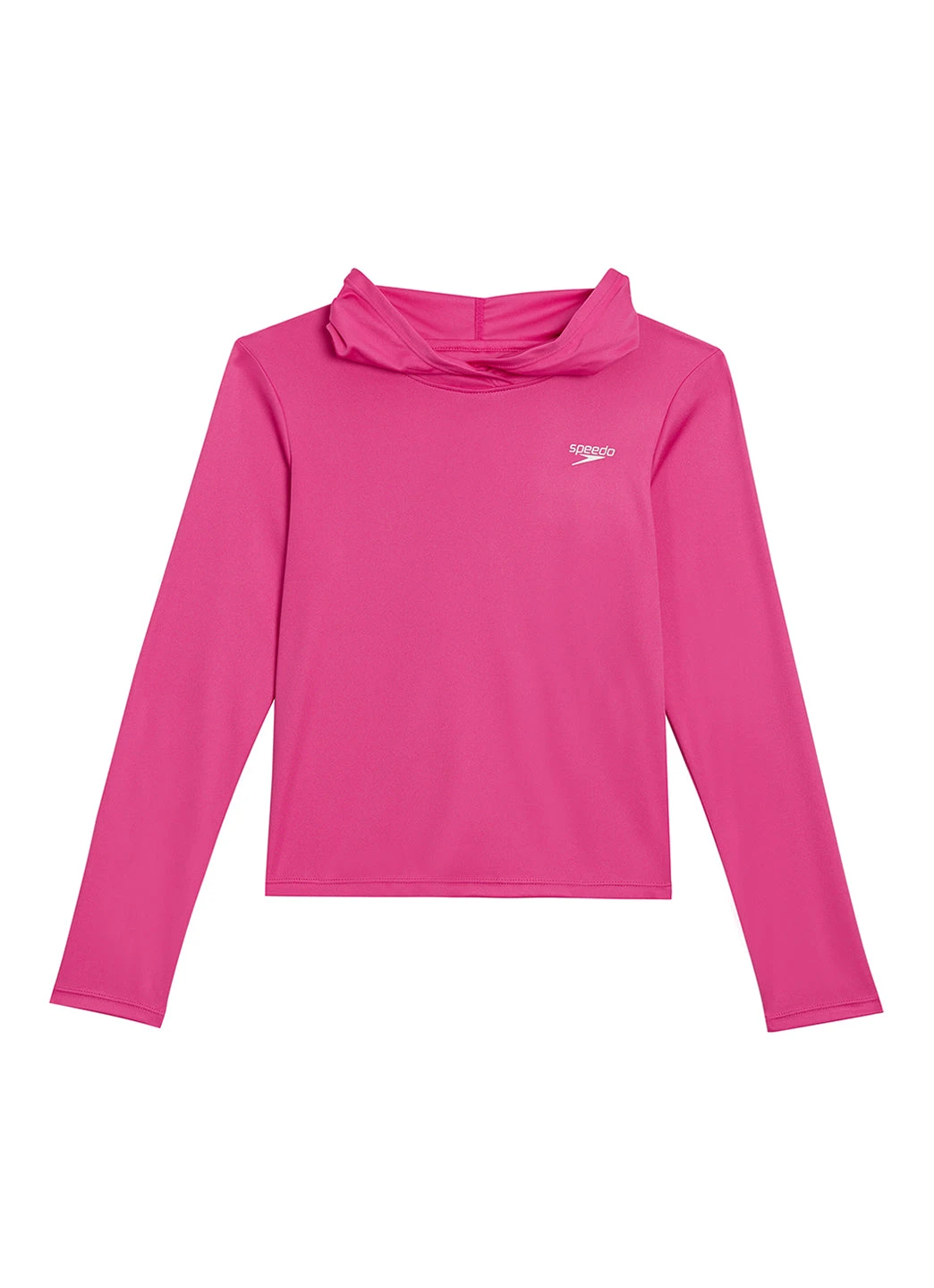 Speedo Girls' Long Sleeve Hooded Swim Tee (Big Kid) - Image 13