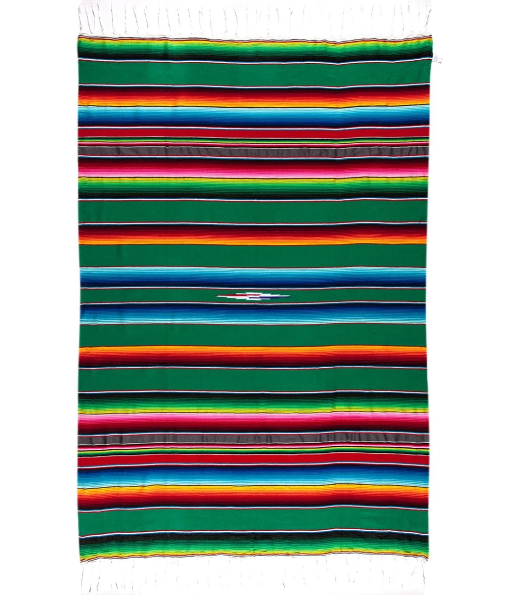 Native Yoga Large Mexican Serape Blanket - Image 9