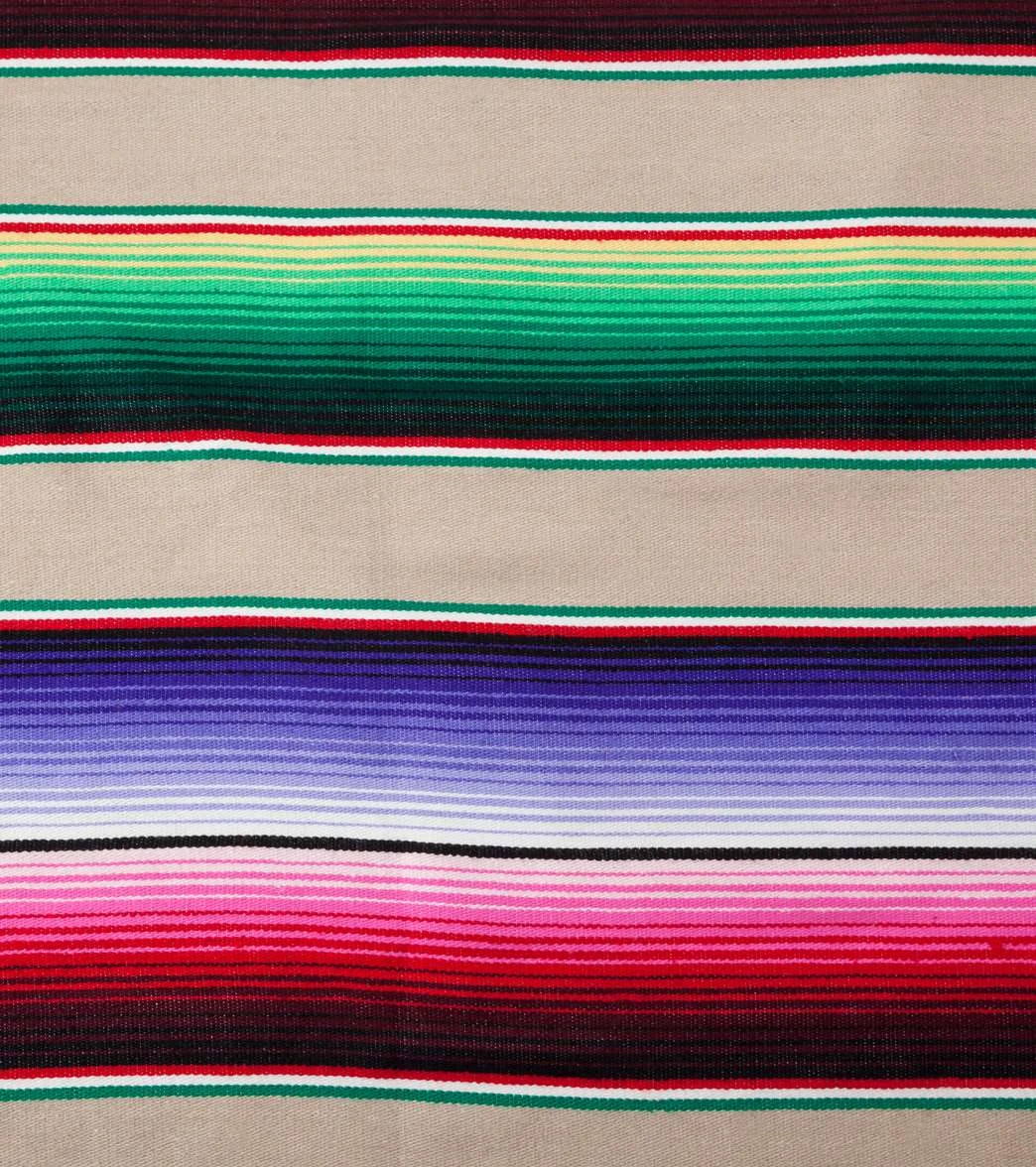 Native Yoga Large Mexican Serape Blanket - Image 14