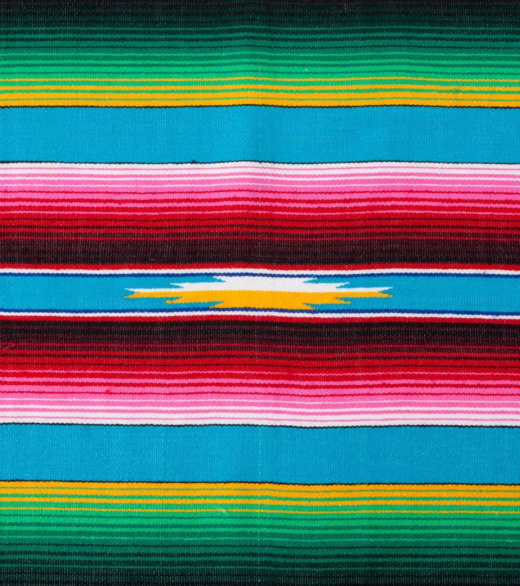 Native Yoga Large Mexican Serape Blanket - Image 2