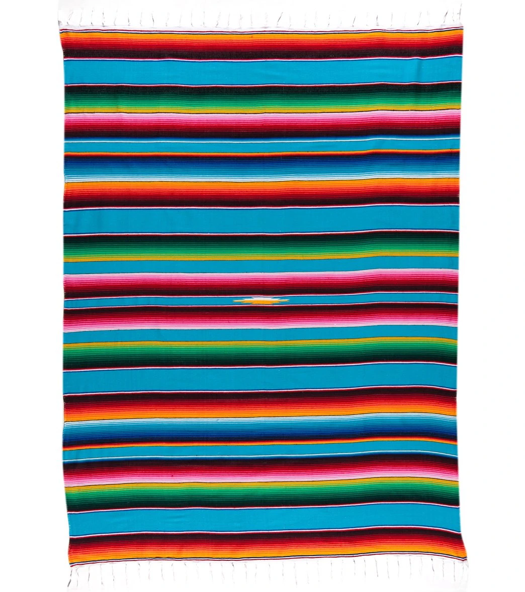 Native Yoga Large Mexican Serape Blanket - Image 4