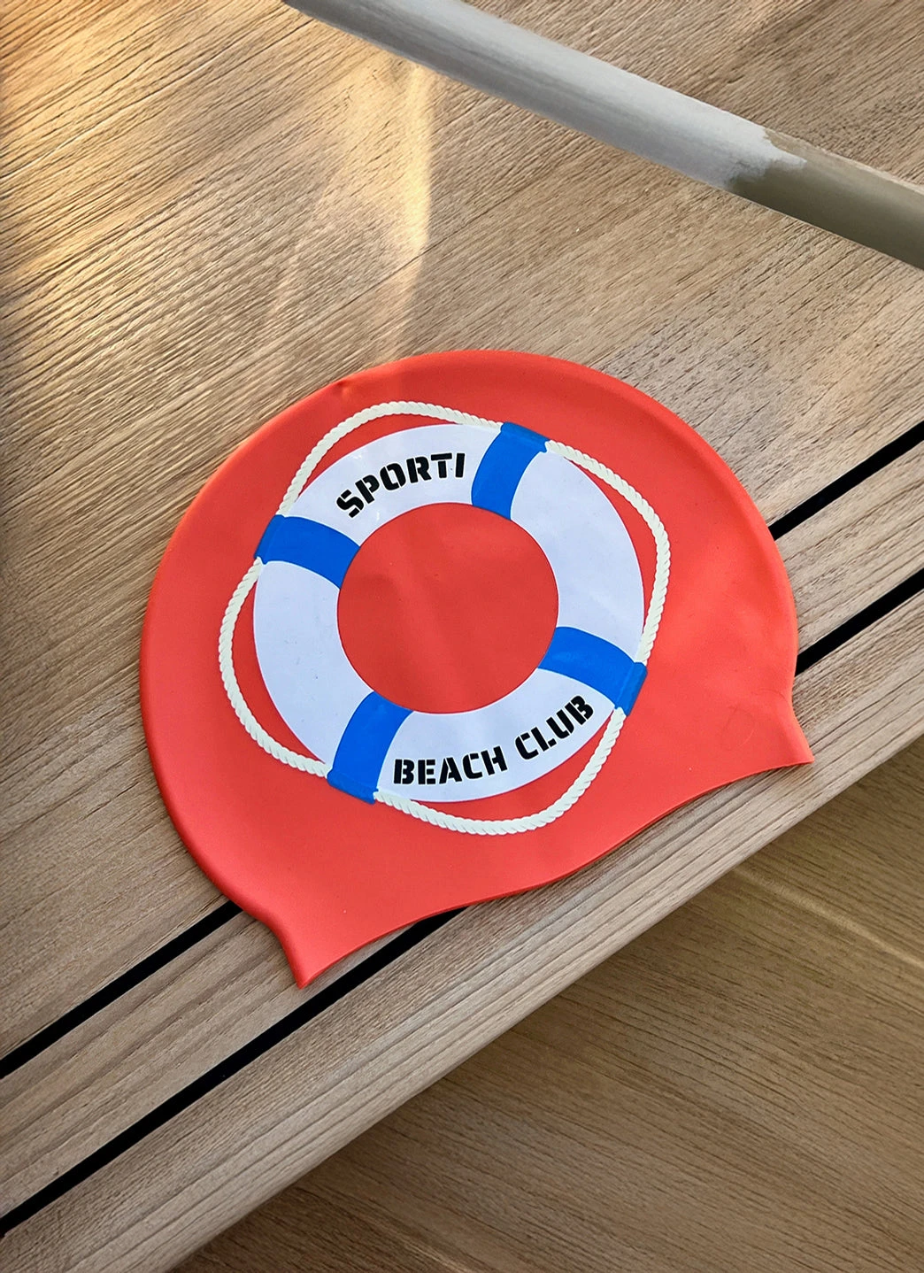 Sporti X Emma Weyant Beach Club Silicone Swim Cap - Image 2