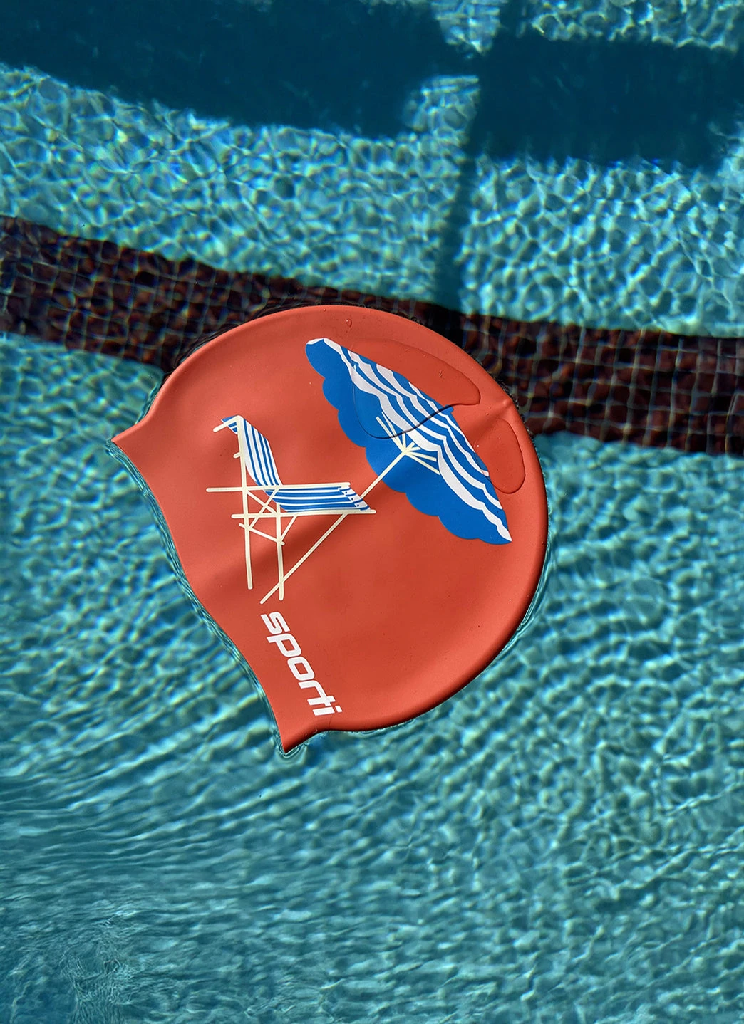 Sporti X Emma Weyant Beach Club Silicone Swim Cap - Image 3