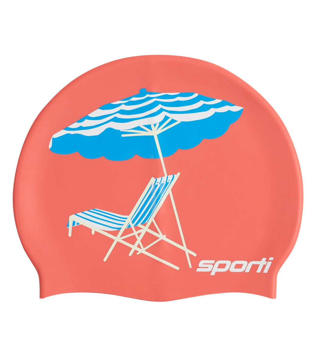 Sporti X Emma Weyant Beach Club Silicone Swim Cap - Image 5