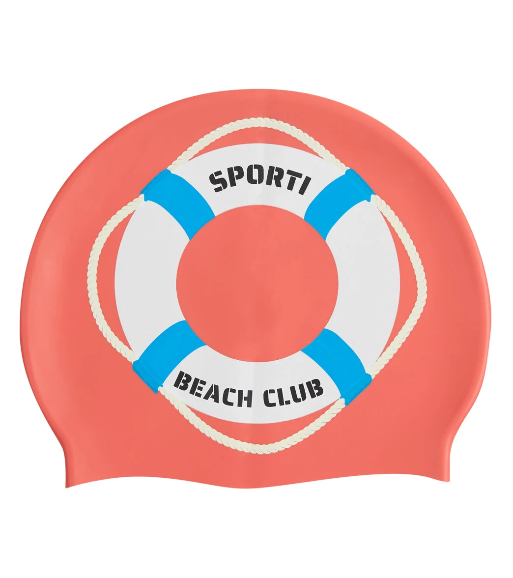 Sporti X Emma Weyant Beach Club Silicone Swim Cap - Image 6
