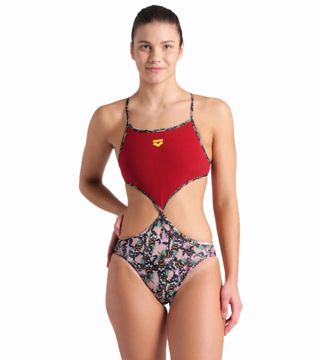 Arena Women's Rule Breaker Twist'N'Mix One Piece Swimsuit - Image 11