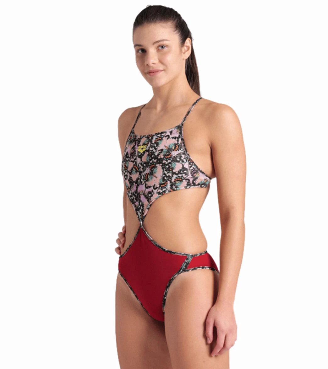 Arena Women's Rule Breaker Twist'N'Mix One Piece Swimsuit - Image 16