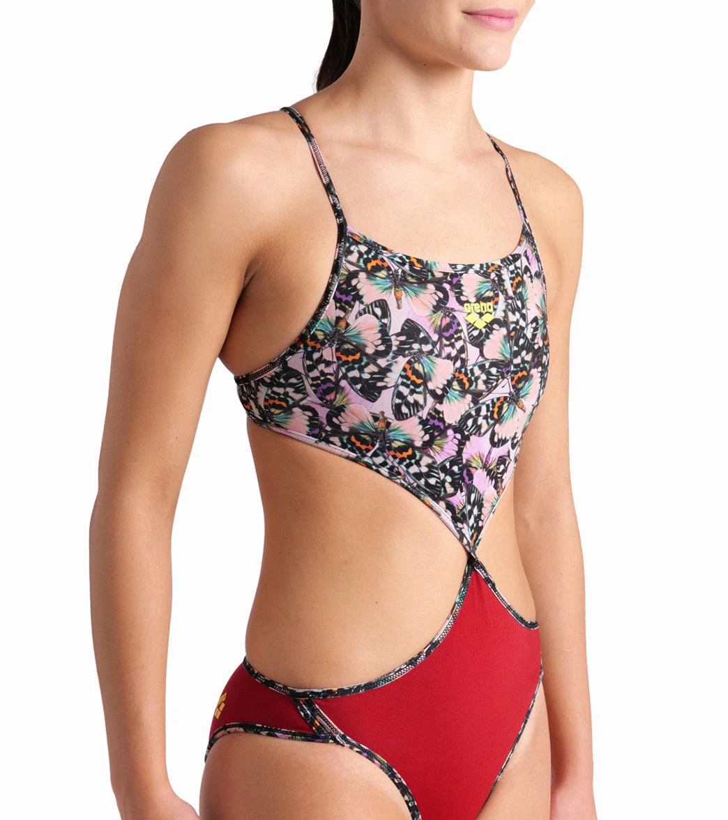 Arena Women's Rule Breaker Twist'N'Mix One Piece Swimsuit - Image 18