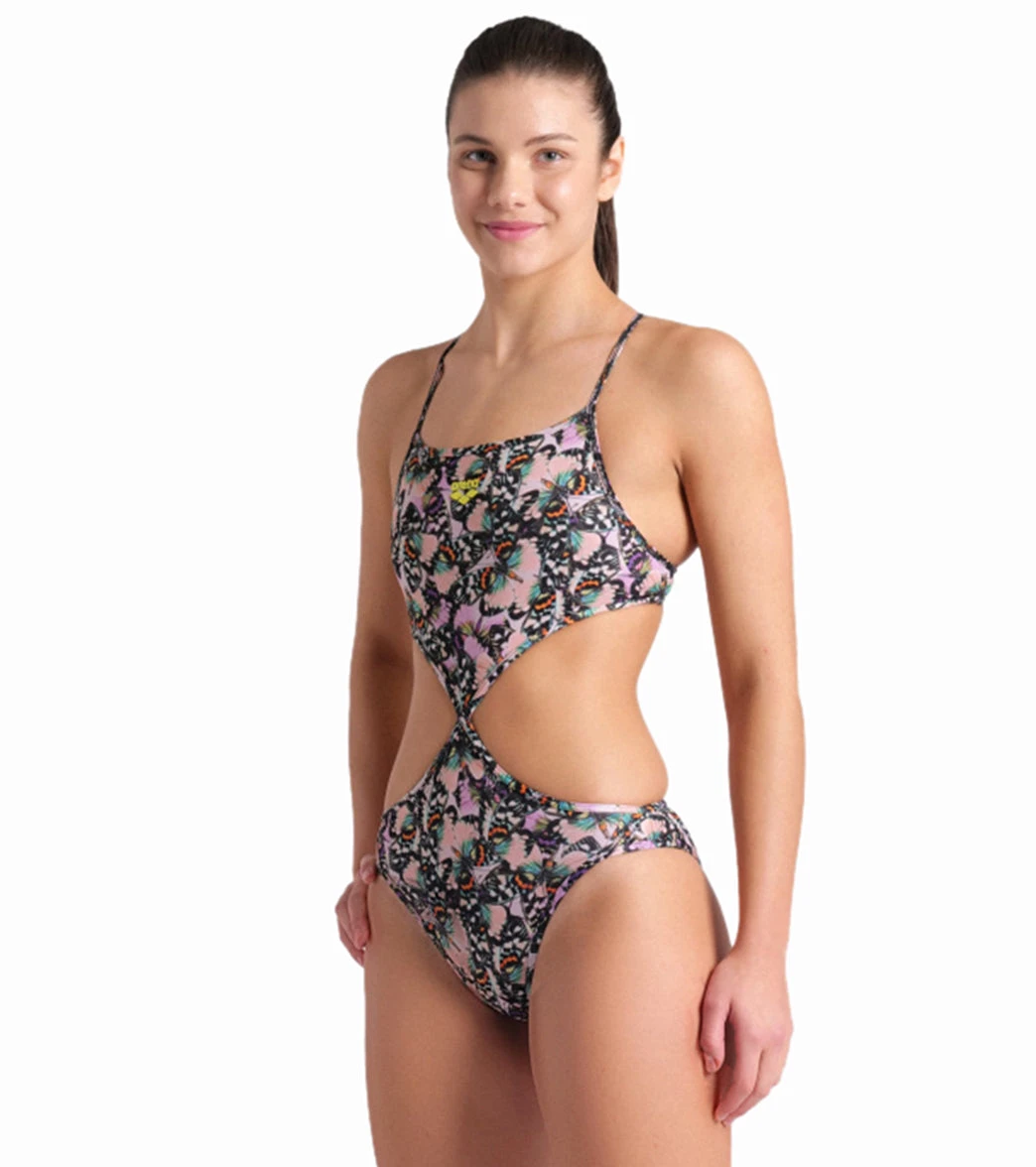 Arena Women's Rule Breaker Twist'N'Mix One Piece Swimsuit - Image 2