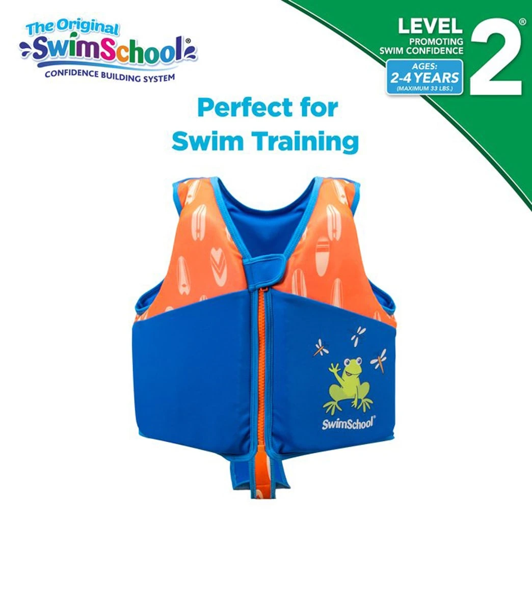 Aqua Leisure Kids' Printed Swim Vest With Safety Strap - Image 7