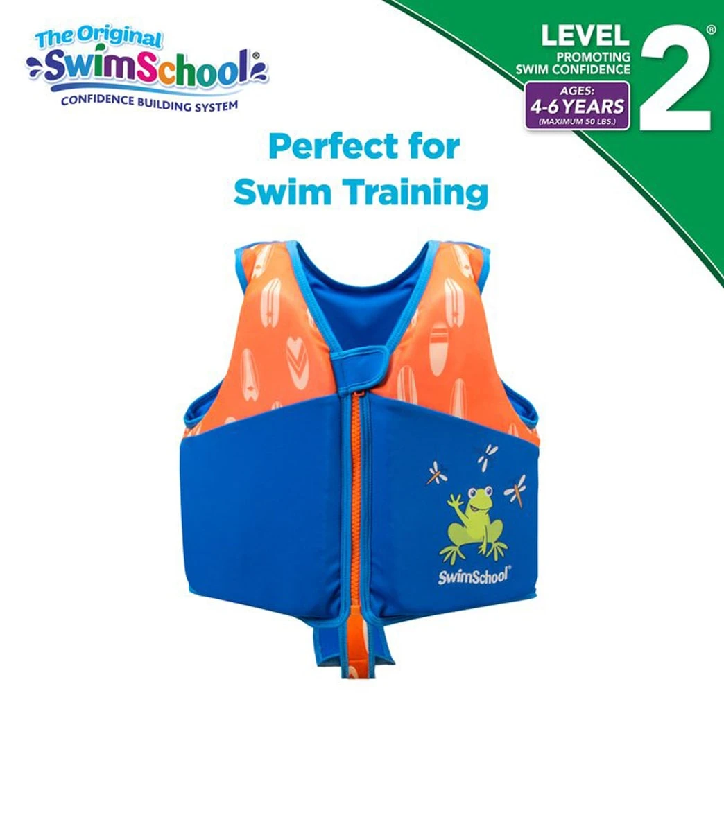 Aqua Leisure Kids' Printed Swim Vest With Safety Strap - Image 8