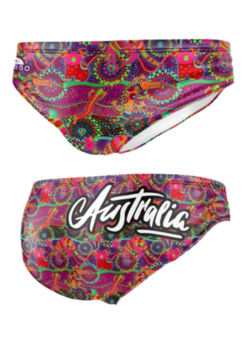 Turbo Men's Australia Water Polo Brief Swimsuit