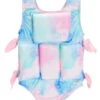 My Pool Pal Girl's Pastel Paint Splatter Flotation Swimsuit