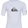 Quiksilver Boys' All Time Short Sleeve UPF 50 Rash Guard