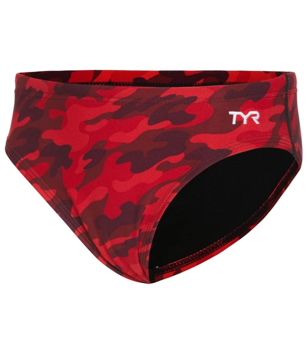 TYR Boys' Camo Racer Brief Swimsuit - Image 6