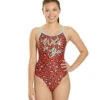 Sporti Limited Edition Wild For You Thin Strap One Piece Swimsuit (26-44)