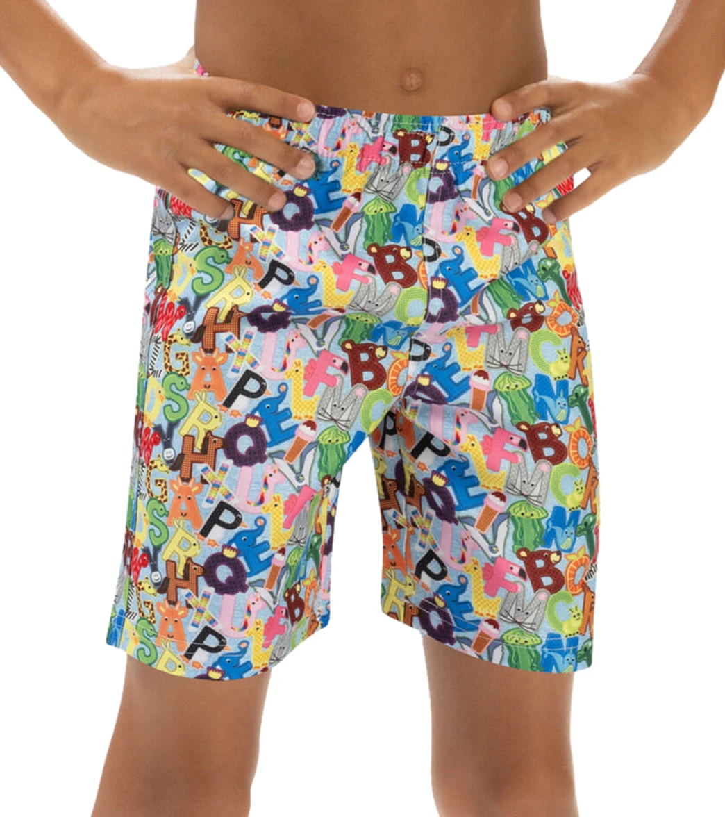 Doflin Boys' Printed Elastic Waist Swim Trunks (Toddler, Little Kid) - Image 5