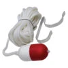 KEMP USA 30' Throw Rope With Float & Ring Buoy Holder