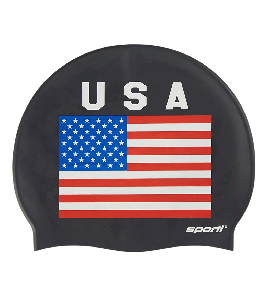 Sporti USA Silicone Swim Cap - Image 2