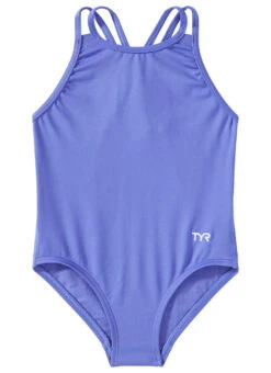 TYR Girls' Solid Durafast Elite Oliviafit One Piece Swimsuit (Little Kid, Big Kid)